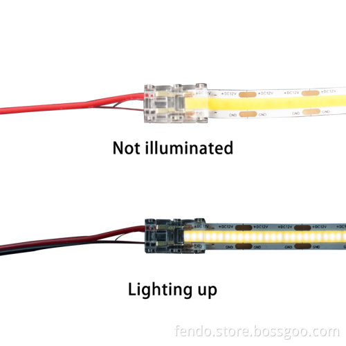 8mm LED Strip Light Corner Connector - Waterproof 2-6 Pin Cable Connectors